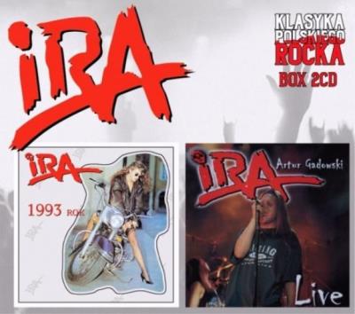 IRA: 1993 Rok/Live 2CD. Autor: Ira. SmakLiter.pl Okładka książki IRA: 1993 Rok/Live 2CD