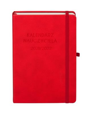 Opakowanie Kalendarz 2021/2022 Nauczyciela A5 czerwony TDW