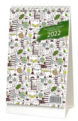 Opakowanie Kalendarz 2022 biurkowy stojący, trójdzielny