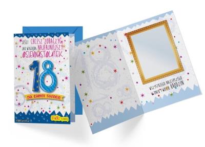 Okładka książki Karnet 18 -te Urodziny DK-484