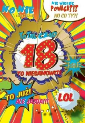 Okładka książki Karnet 18-te Urodziny  PP-1639