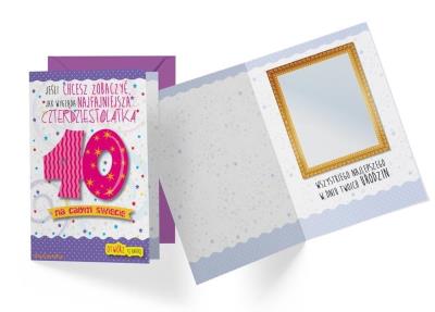 Okładka książki Karnet 40 -te Urodziny DK-485