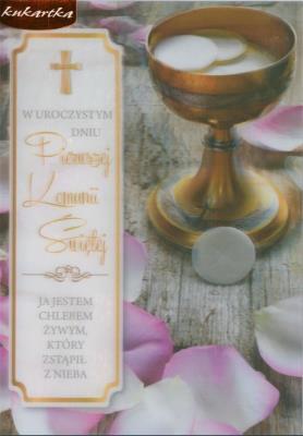 Opakowanie Karnet B6 3DV-122 Komunia