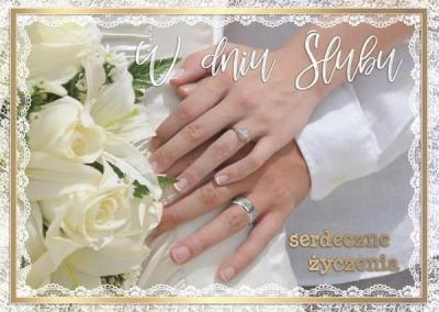 Opakowanie Karnet B6 3DV-137 Ślub