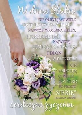 Opakowanie Karnet B6 3DV-142 Ślub