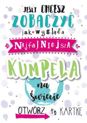 Opakowanie Karnet B6 DK-594 Najfajniejsza kumpela (lusterko)