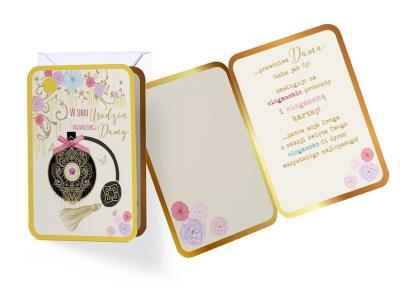 Opakowanie Karnet B6 DK-634 Urodziny damskie perfumy
