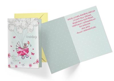 Opakowanie Karnet B6 DK-742 Narodziny córeczki