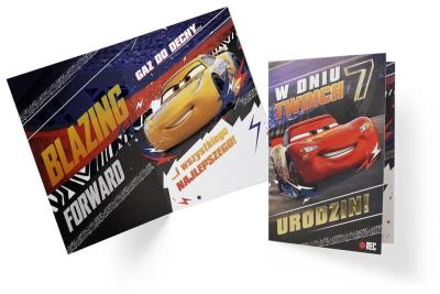 Opakowanie Karnet B6 DS-001 Urodziny 7 Auta