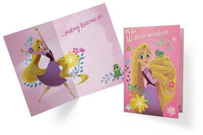 Karnet B6 DS-006 Urodziny Roszpunka, Zaplątani. Wydawca: Kukartka. SmakLiter.pl Opakowanie Karnet B6 DS-006 Urodziny Roszpunka, Zaplątani