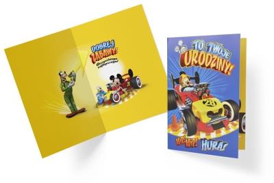 Opakowanie Karnet B6 DS-012 Urodziny Myszka Miki