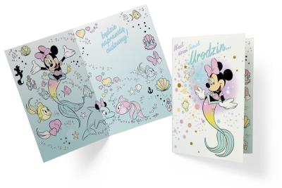 Karnet B6 DS-019 Urodziny Myszka Minnie syrenka. Wydawca: Kukartka. SmakLiter.pl Opakowanie Karnet B6 DS-019 Urodziny Myszka Minnie syrenka