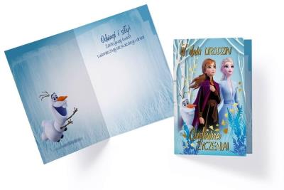 Karnet B6 DS-043 Urodziny Kraina Lodu. Wydawca: Kukartka. SmakLiter.pl Opakowanie Karnet B6 DS-043 Urodziny Kraina Lodu