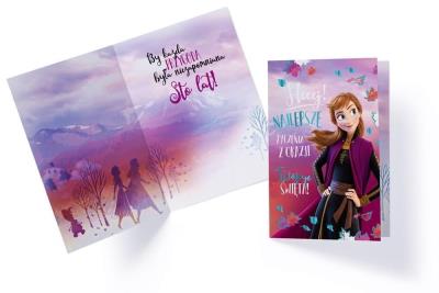 Opakowanie Karnet B6 DS-045 Urodziny Kraina Lodu