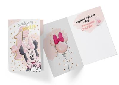 Opakowanie Karnet B6 DS-047 Roczek Myszka Minnie