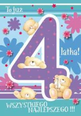 Opakowanie Karnet B6 FF-254 Urodziny 4