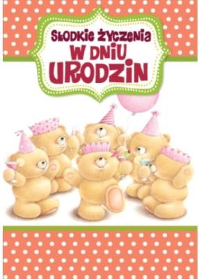 Opakowanie Karnet B6 FF-276 Urodziny