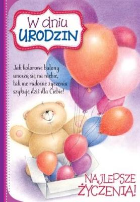 Karnet B6 FF-296 Urodziny dziecięce. Wydawca: Kukartka. SmakLiter.pl Opakowanie Karnet B6 FF-296 Urodziny dziecięce