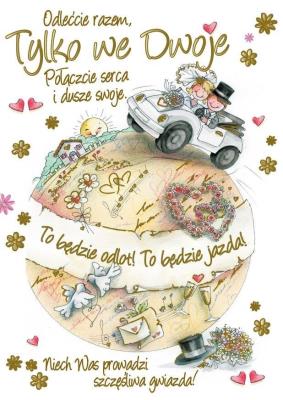 Opakowanie Karnet B6 PP-1647 Ślub