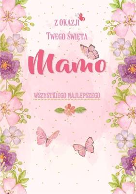Karnet B6 PP-2085 Mama motyle. Wydawca: Kukartka. SmakLiter.pl Opakowanie Karnet B6 PP-2085 Mama motyle