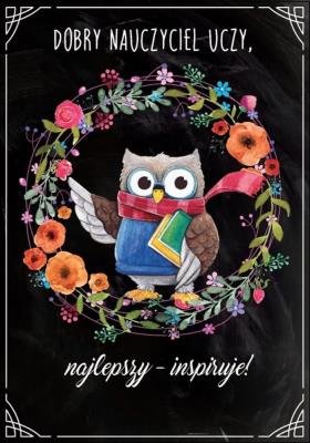 Opakowanie Karnet B6 PP-2091 Nauczyciel sówka