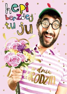 Opakowanie Karnet B6 PP-2128 Urodziny, hepi berzdej