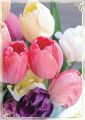 Opakowanie Karnet B6 PP-2141 Kwiaty (bez tekstu)