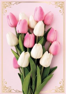 Opakowanie Karnet B6 PP-2142 Kwiaty (bez tekstu)