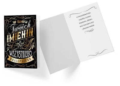 Opakowanie Karnet B6 PP-2168 Imieniny