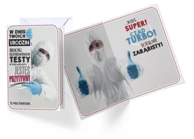 Karnet B6 PP-2176 Urodziny test pozytywny. Wydawca: Kukartka. SmakLiter.pl Opakowanie Karnet B6 PP-2176 Urodziny test pozytywny