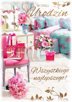 Opakowanie Karnet B6 PR-040 Urodziny