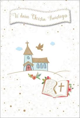 Opakowanie Karnet B6 PR-049 Chrzest (niebieski)