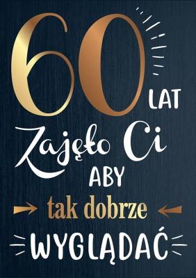 Opakowanie Karnet B6 PR-109 Urodziny 60