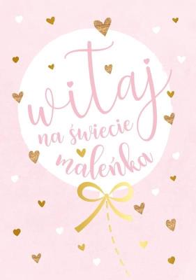 Opakowanie Karnet B6 PR-173 Witaj na świecie, maleńka