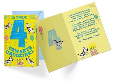 Opakowanie Karnet B6 PR-286 Urodziny 4