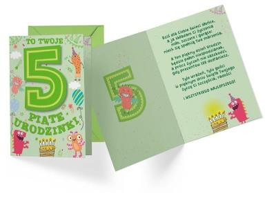 Opakowanie Karnet B6 PR-288 Urodziny 5