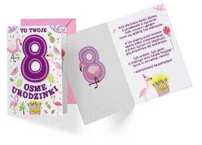 Opakowanie Karnet B6 PR-293 Urodziny 8
