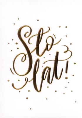 Opakowanie Karnet B6 Sto lat! (bez tekstu) HM-200-1483