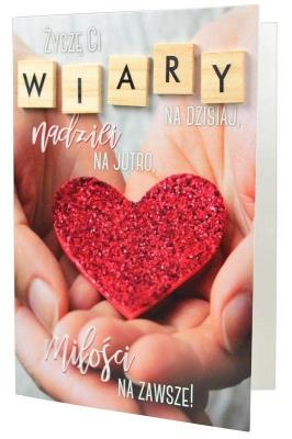 Opakowanie Karnet B6 TCZ-007 Wiara, nadzieja, miłość