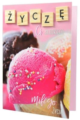 Opakowanie Karnet B6 TCZ-010 Słodkiego, miłego życia