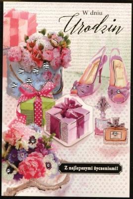 Opakowanie Karnet B6 Urodziny HM-200-1620