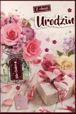 Opakowanie Karnet B6 Urodziny HM-200-1622