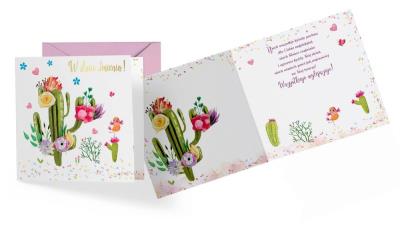 Opakowanie Karnet kw DK-684 Imieniny kaktus