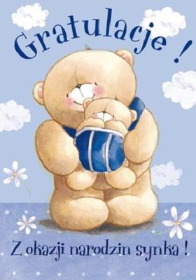 Okładka książki Karnet narodziny syna FF-244