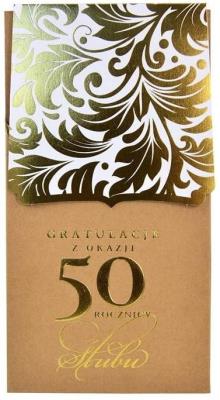 Opakowanie Karnet PM-115 50. rocznica ślubu
