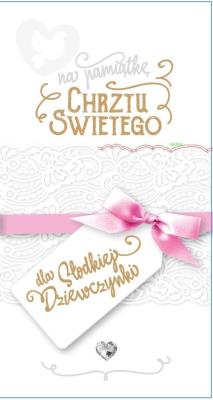 Opakowanie Karnet PM-163 Chrzest (różowy)