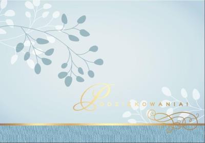 Okładka książki Karnet podziekowanie  PP-1612