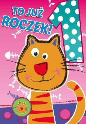 Okładka książki KARNET PP TO JUZ ROCZEK KOT BZ-PASSION CARDS