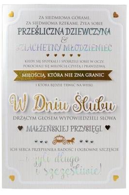 Opakowanie Karnet Primus 0118 Ślub