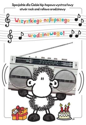 Okładka książki Karnet sheepworld wszystkiego najlepszego.. SGC-73584